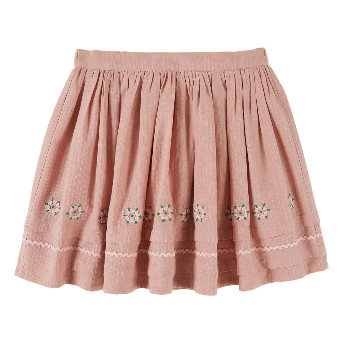 Emile et Ida - Embroidered skirt | Pink