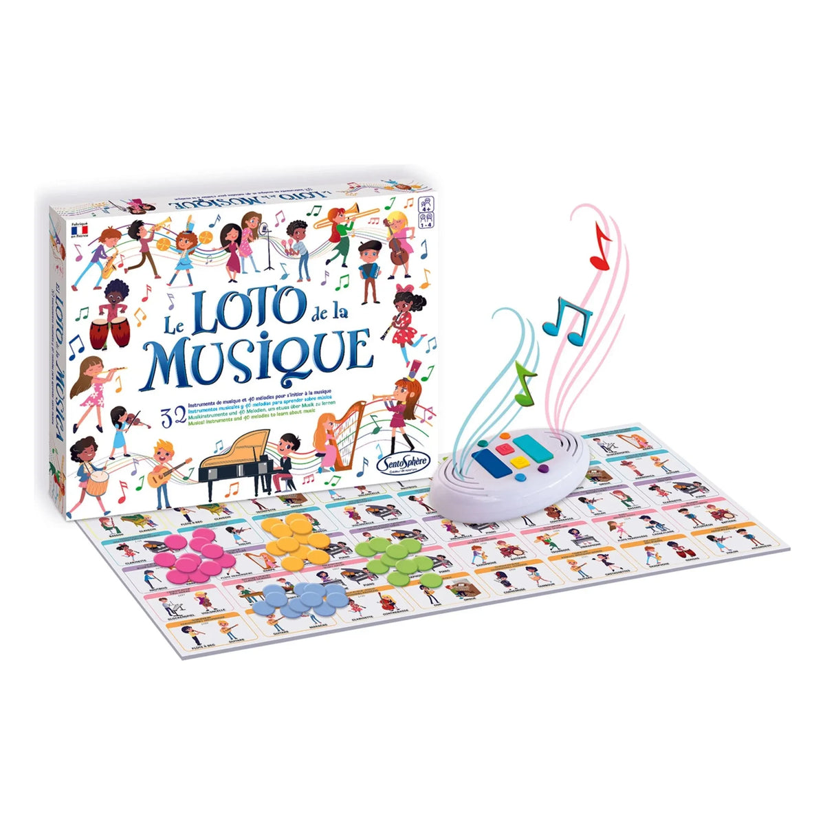 Sentosphère - Le Loto de la Musique duyusal oyunu