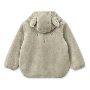Liewood - Mina Rabbit Fur Coat Recycled Fiber | Beige