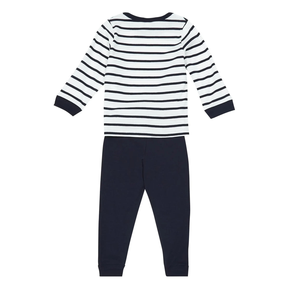 Petit Bateau - Trexo Striped Pajama Set | Navy Blue