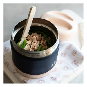 Béaba - Insulated Stainless Steel Food Storage Container - 500 ml | Navy Blue