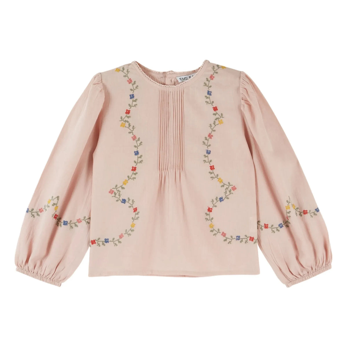 Emile et Ida - Cross Stitch Blouse | Pink