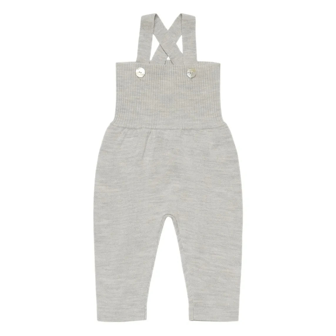 FUB - Melange Grey Merino Wool Dungaree