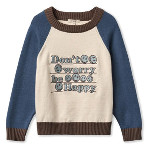 Fliink - Alon Be Happy Sweater | Blue