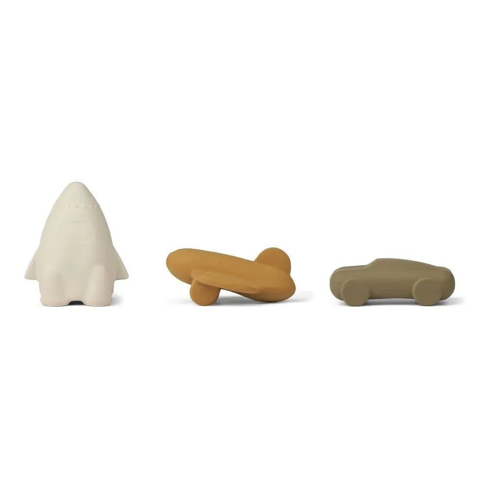 Liewood - Jacob Natural Rubber Toys - Set of 3