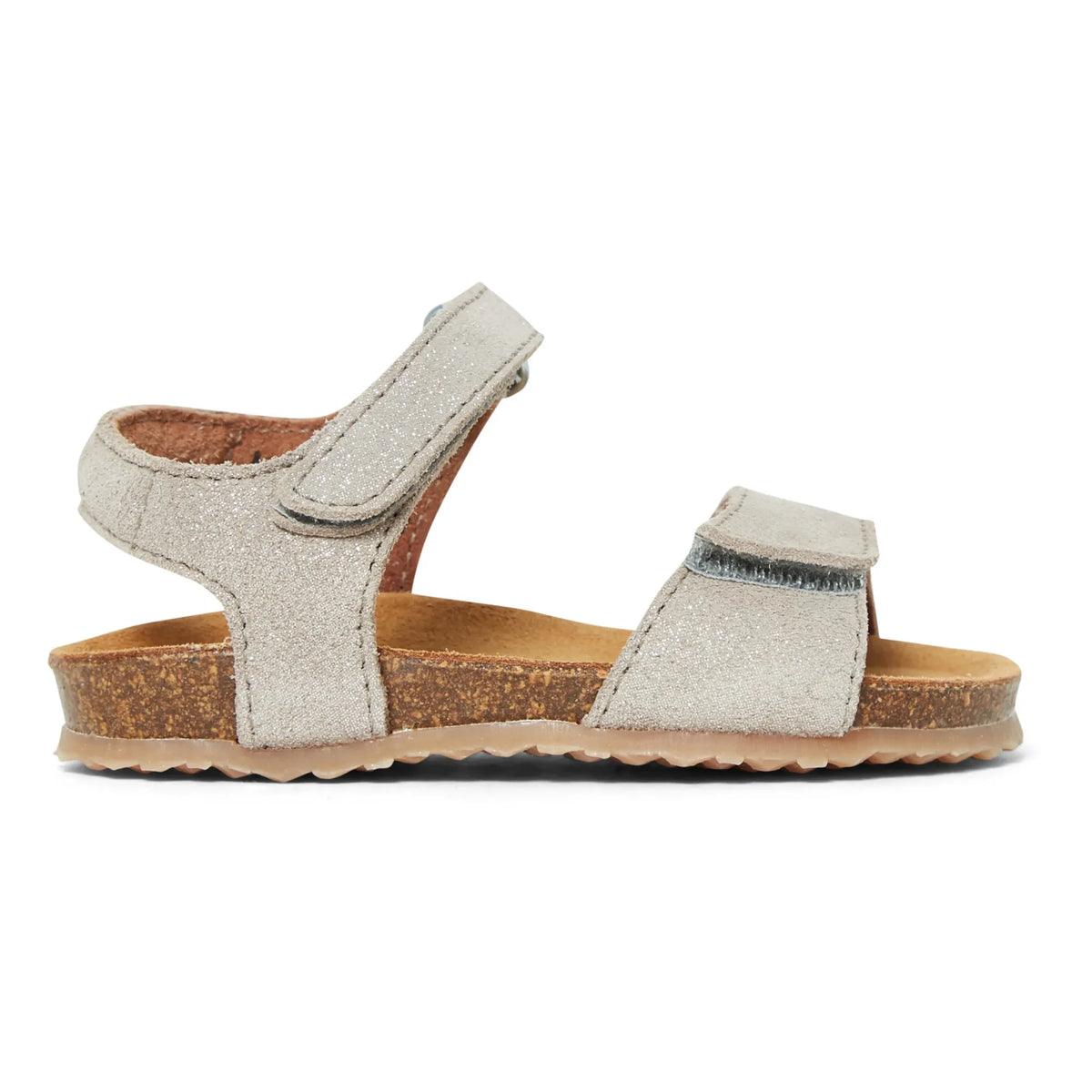 Pèpè - Two Con Me - Velcro Sandals | Silver