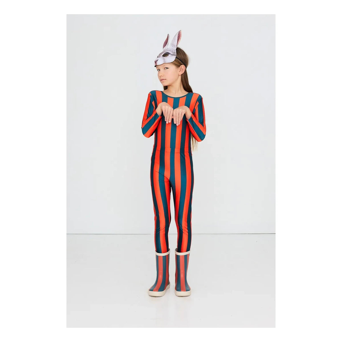 Tinycottons - Striped Rain Boots | Red