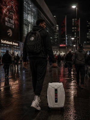 iPixi - Galaxy Voyager LED Screen Smart White Suitcase