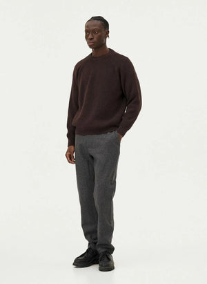 Noyoco - Oslo Sweater Merino Wool and Organic Cotton | Brown