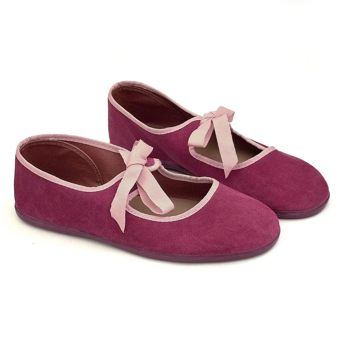 Hermosilla - Orsay Flats Daim | Garnet