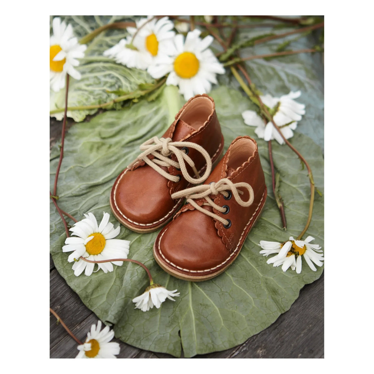Petit Nord - Textured Boots | Cognac