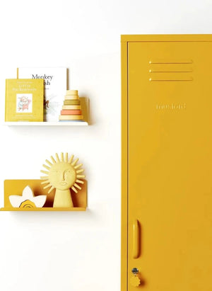Mustard Made - Ledge Metal Wall Shelf | Faded Yellow