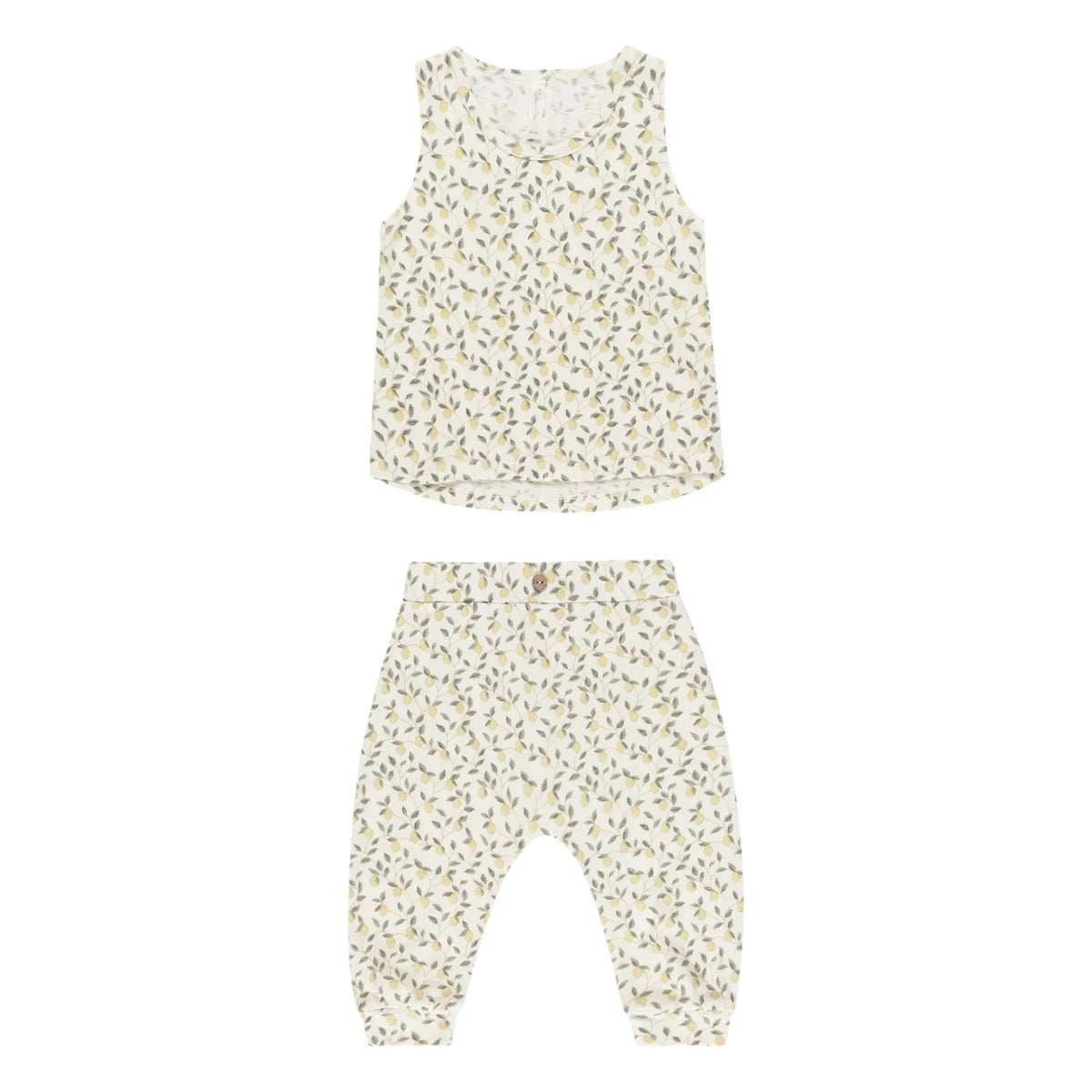 Rylee + Cru - Lemon Top and Pants Set | Ivory