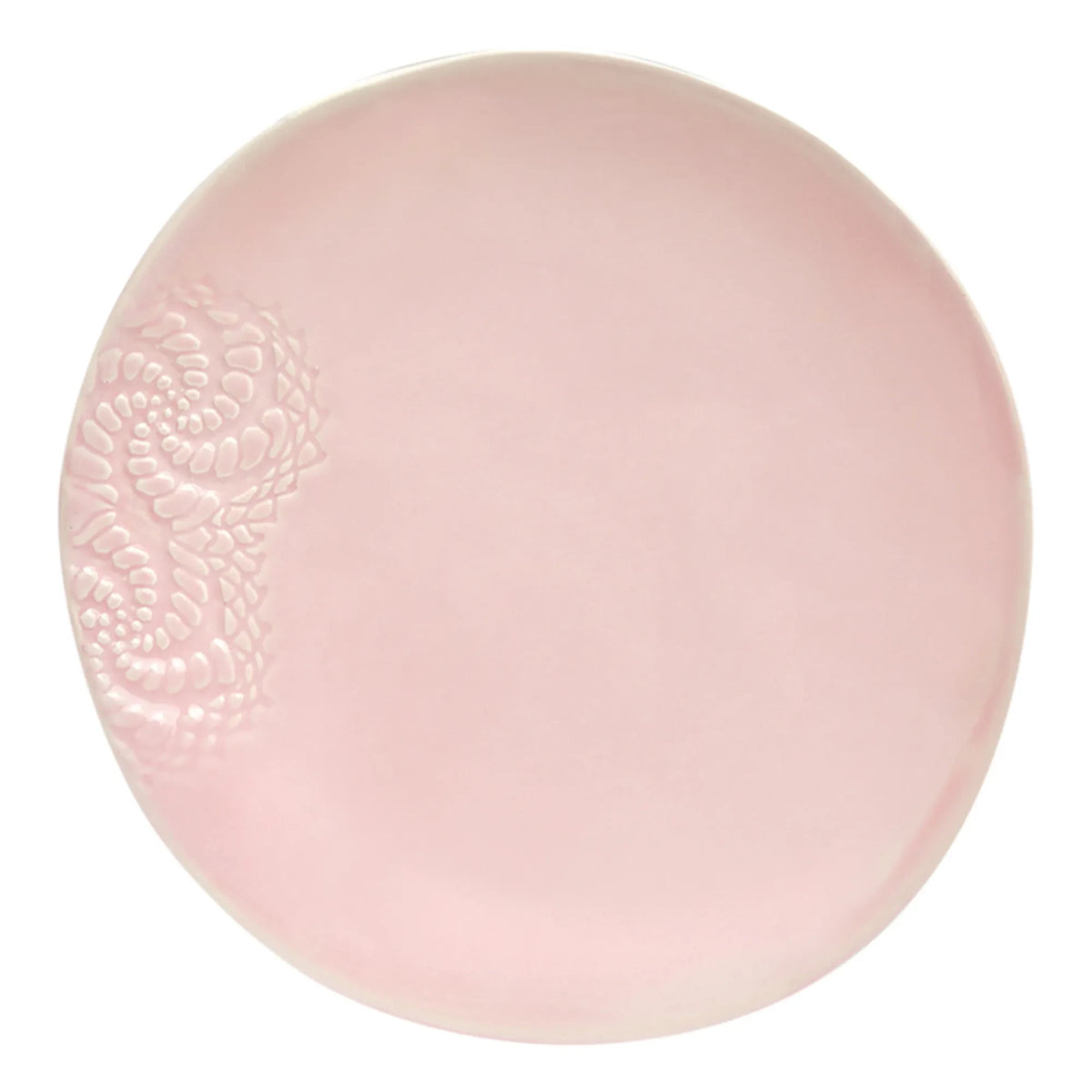 Maison Vessel - Blanca Tatoo Lace Plates - Set of 2 | Pale Pink