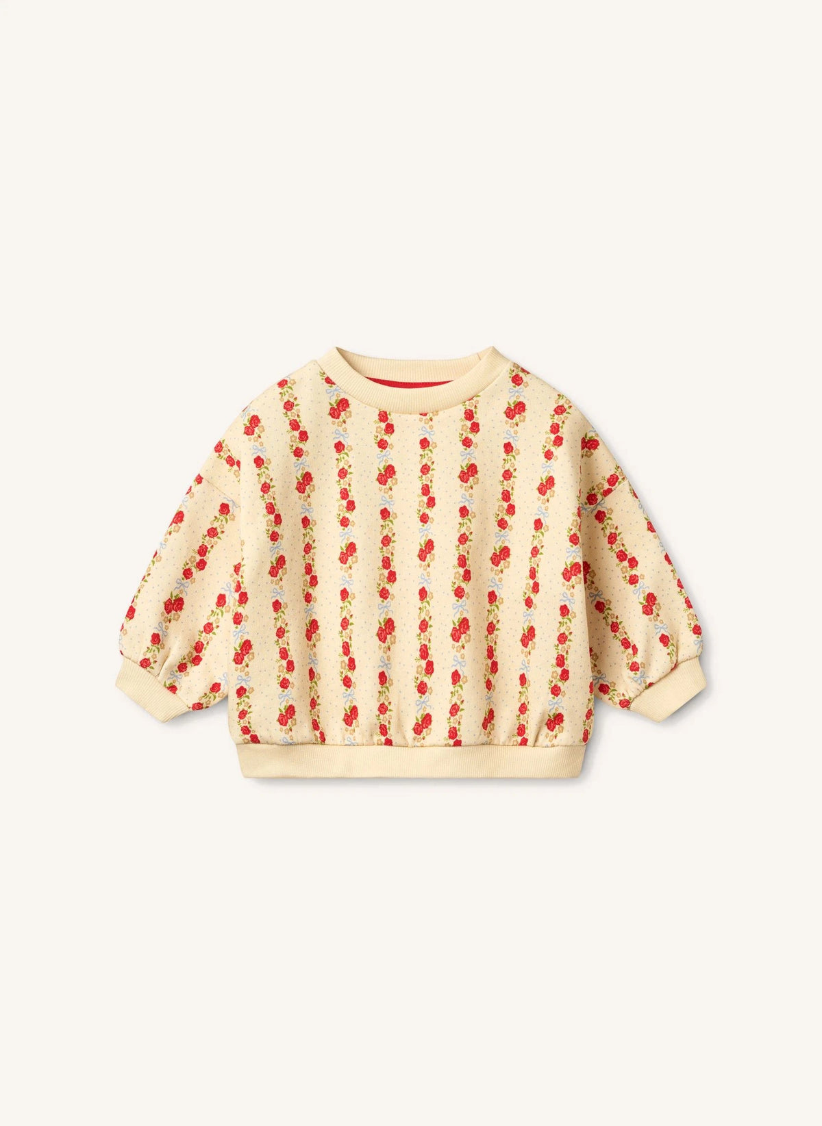 Flöss - Sia Floral Print Sweatshirt | Beige
