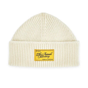 The Animals Observatory - Pom-pom Beanie Merino Wool | Ivory