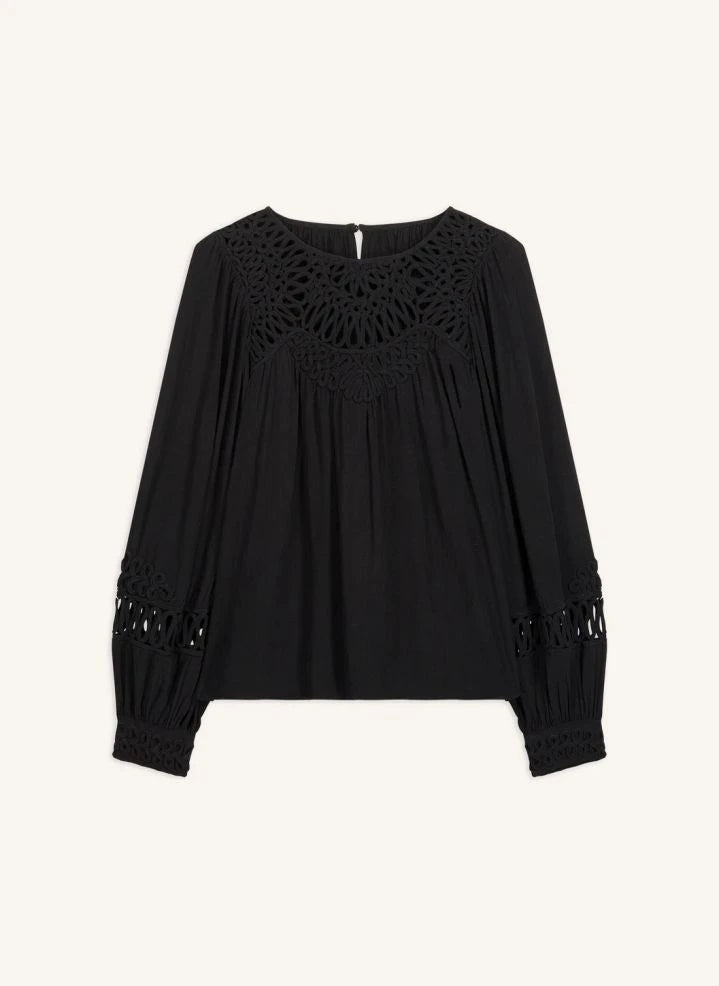 Louise Misha - Riya Blouse | Black