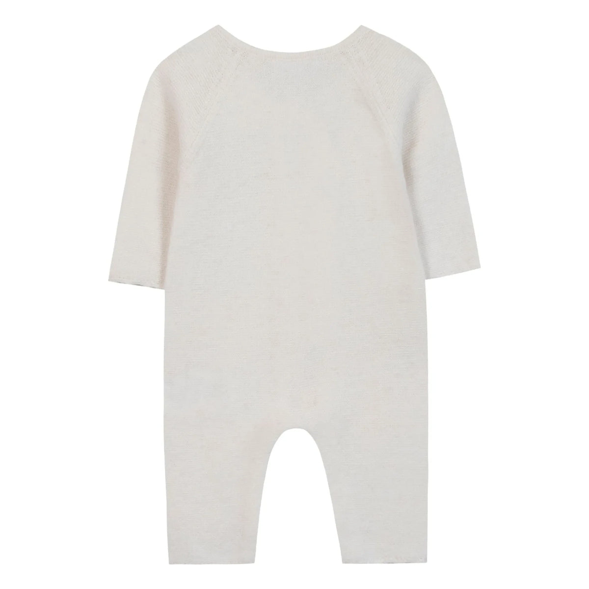 Tartine et Chocolat - Embroidered Cashmere Romper | Pearl