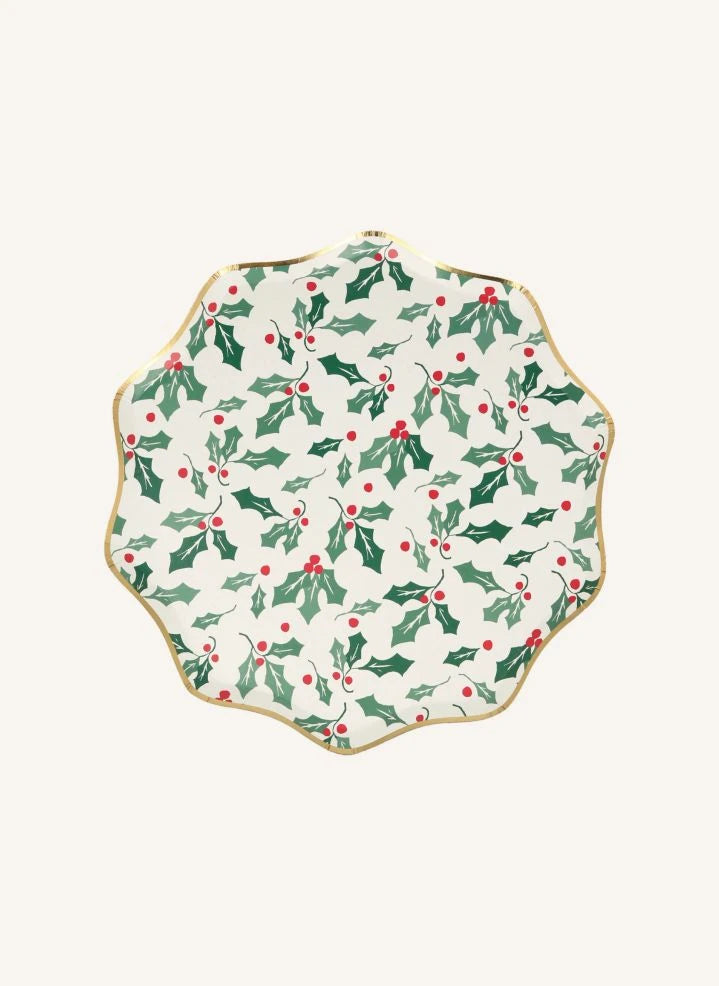 Meri Meri - Holly Small Plates - Set of 8