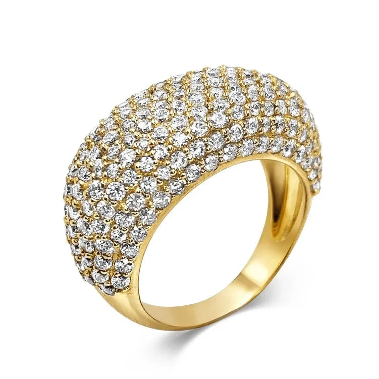Daphine - Christy Pavé Ring | Gold