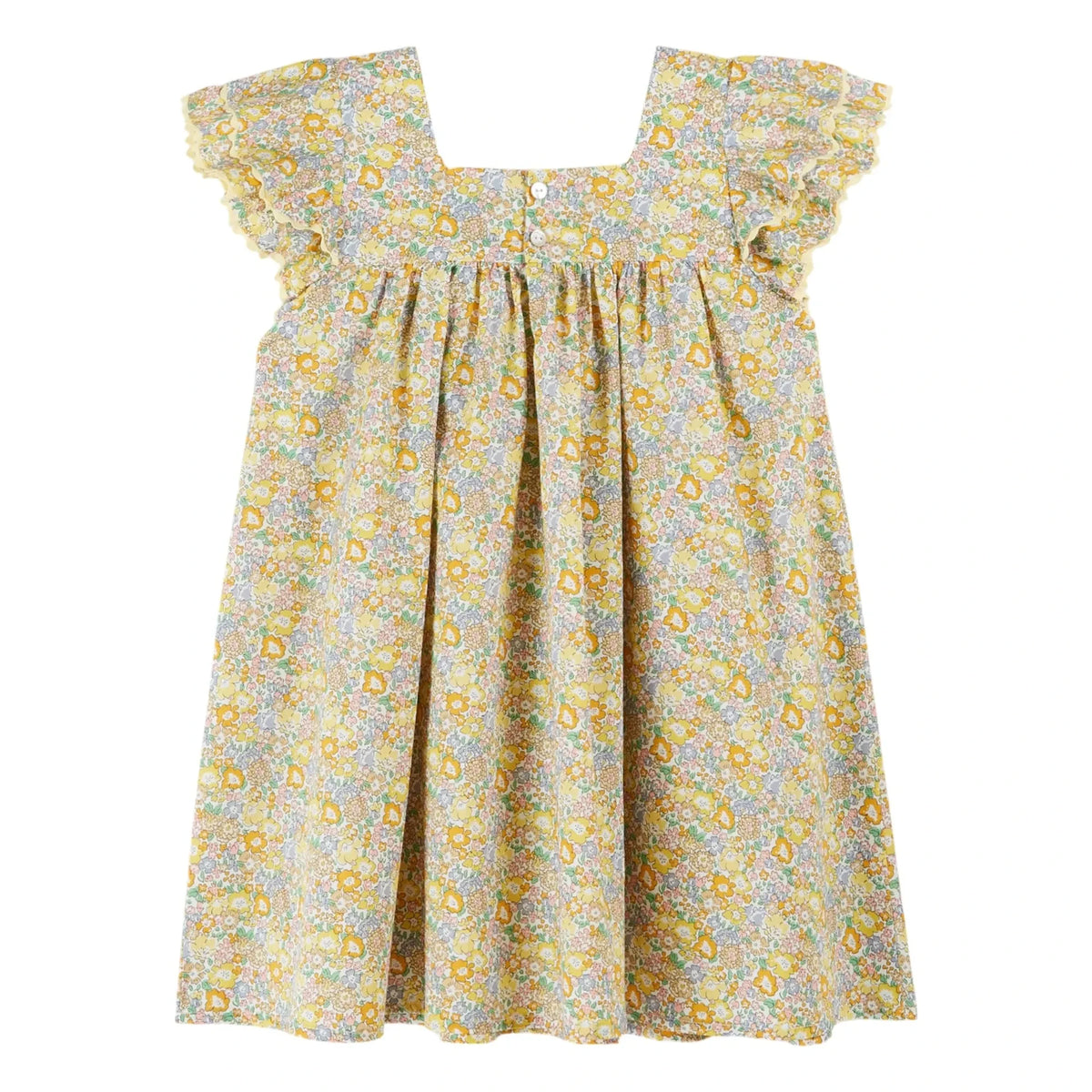 Emile et Ida - Liberty Dress | Yellow