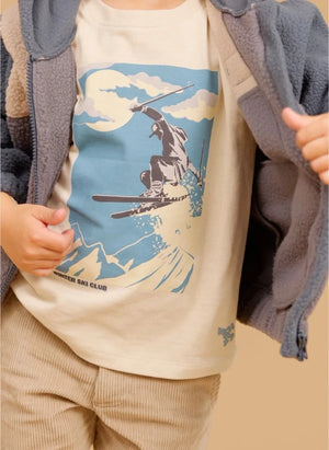 Wheat - Adrian Fleece Jacket Made from Recycled Fibers | Grey Blue
