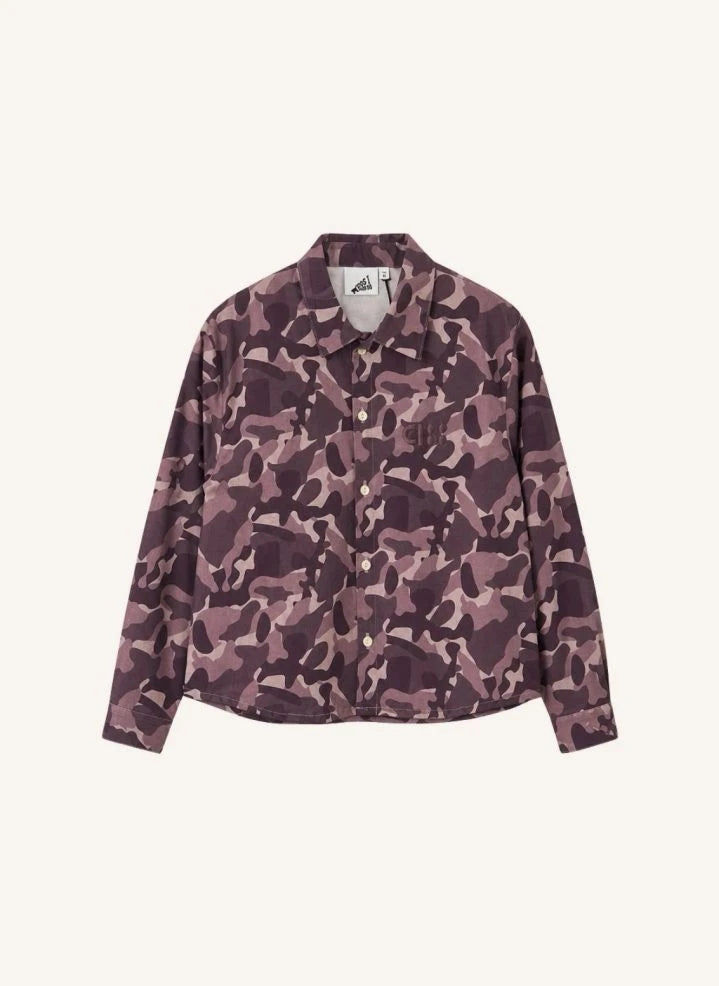 Cos I Said So - Military Camouflage Overshirt | Dark Brown