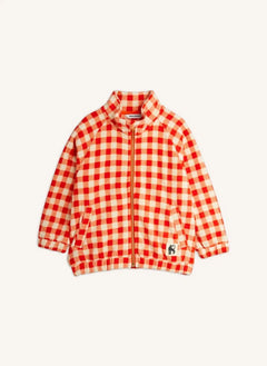 Mini Rodini - Gingham sweatshirt | Red