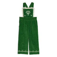 Hello Simone - Missy Fitted Velvet Overall | Green
