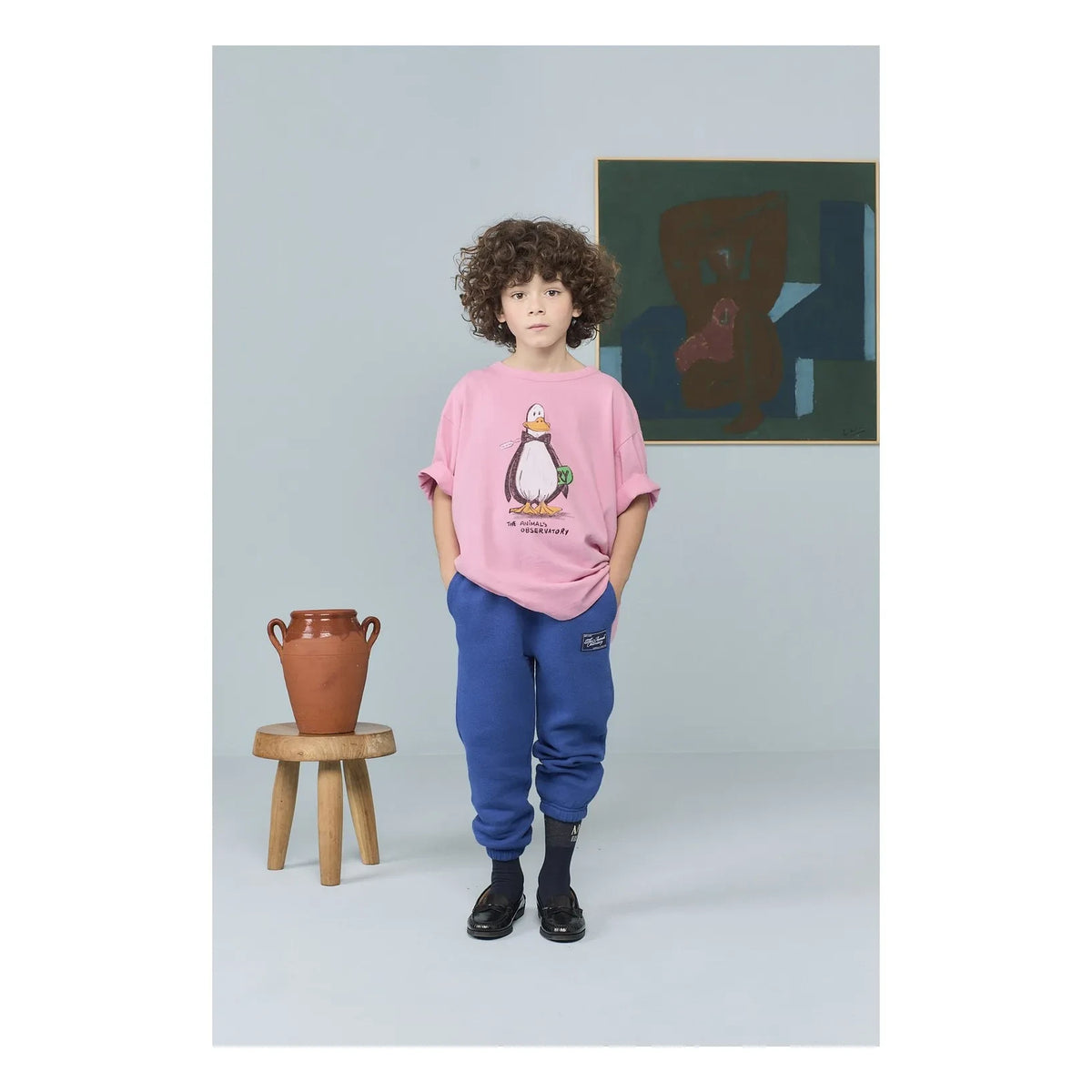 The Animals Observatory - Collie Organic Cotton T-Shirt | Pink