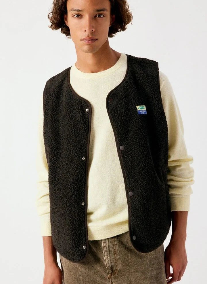 American Vintage - Hoktown Sleeveless Jacket | Brown