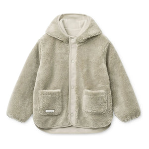 Liewood - Mina Rabbit Fur Coat Recycled Fiber | Beige