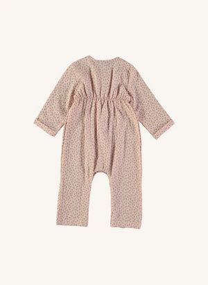 Risu Risu - Cosi Organic Cotton Muslin Floral Print Pajama Set | Pink