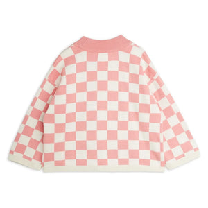 Mini Rodini - Damier organic cotton sweatshirt | Pink