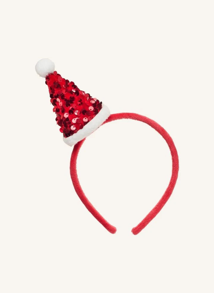 Rockahula Kids - Velvet Christmas Headband | Red