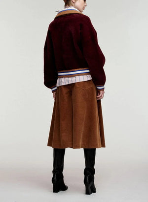 Essentiel Antwerp - Kamore Cardigan | Burgundy