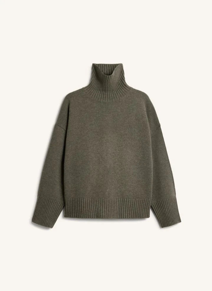 Soeur - William Merino Wool Sweater | Heather Grey