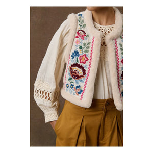 Louise Misha - Renee Organic Cotton Jacket | Cream