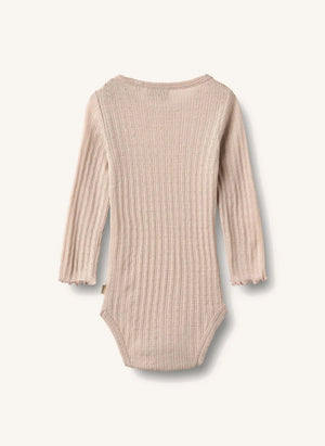 Wheat - Cotelé Liea Bodysuit | Ecru