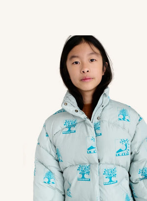 True Artist - Ex Libris puffer jacket | Light blue