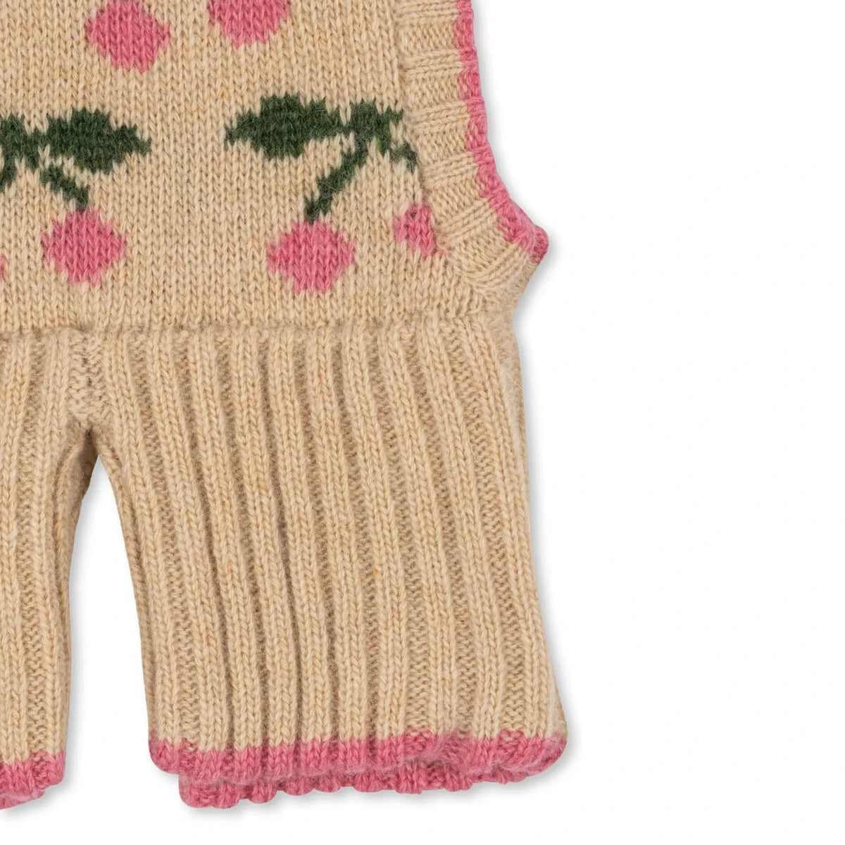 Konges Sløjd - Belou Cherry Wool Balaclava | Pale Pink