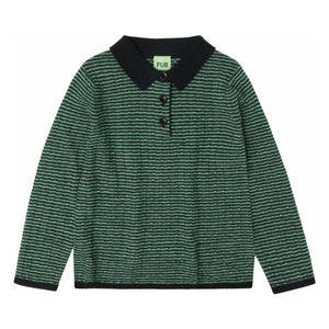 FUB - Merino wool polo shirt | Green