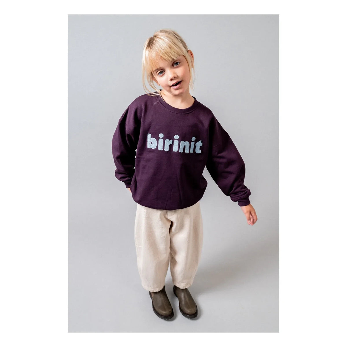 birinit - Birinit Organic Cotton Sweat | Plum