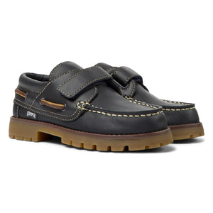 Camper - Compass Scratch Boat Shoes | Dark Blue