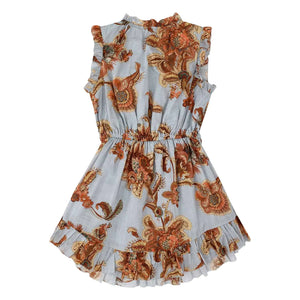 Zimmermann - Organic cotton ruffled dress | Orange