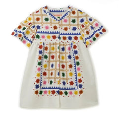 Fabula - Floral Dress | White