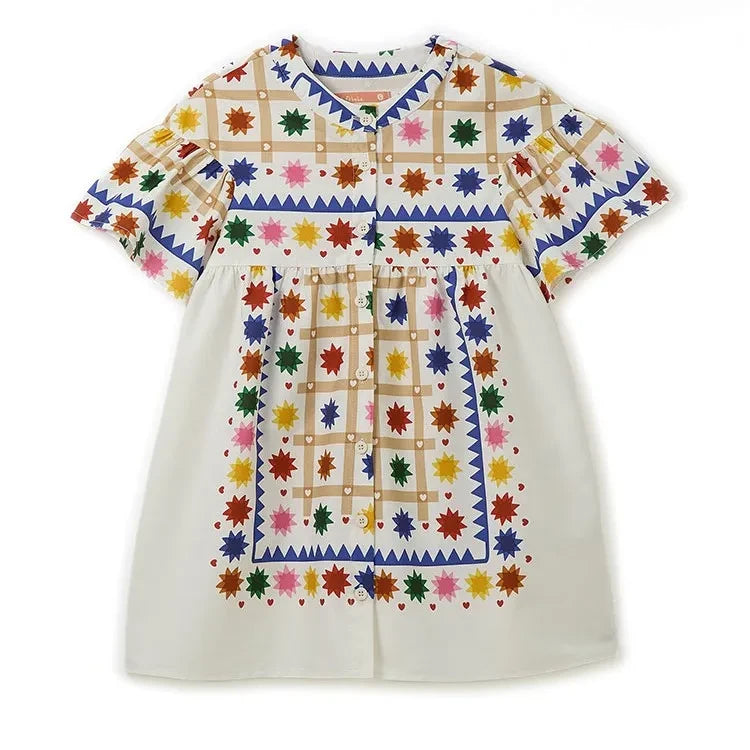 Fabula - Floral Dress | White