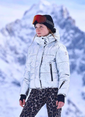 Molo - Harlie Leopard Ski Pants | Brown