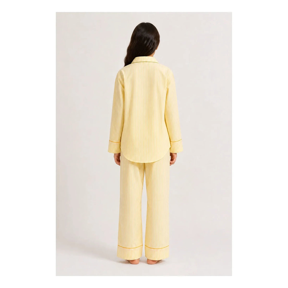 Folkloore - Striped Pajamas - Kids Collection | Yellow