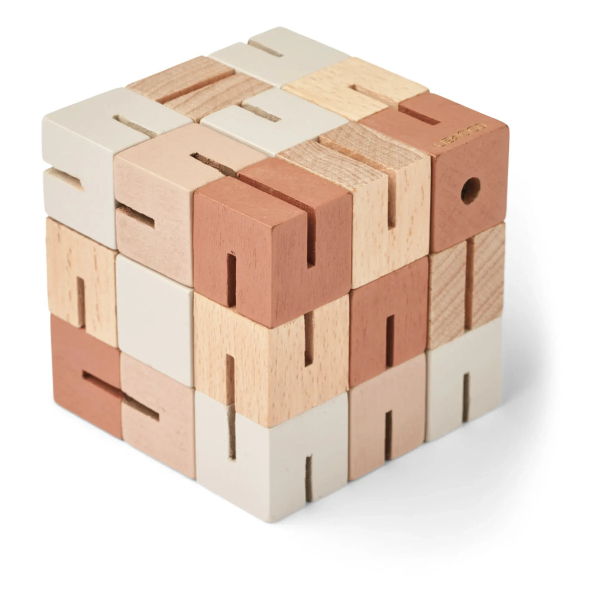 Liewood - Gavin wood blocks | Tuscany rose mix